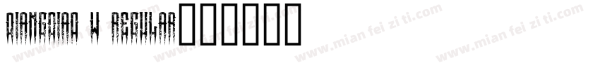 QiangDiao W Regular字体转换